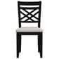 Mayberry Hill Brooks 6-Piece Rectangular Dining Set in Black and Medium Brown, , large
