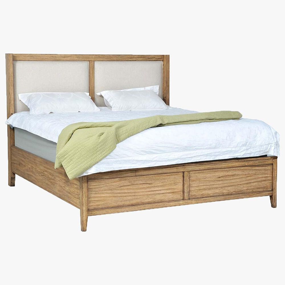 Cedar and Sage Belgium King Panel Bed in Sandrift, , large