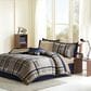 Hampton Park Robbie 9-Piece Full Comforter Set in Navy and Multicolor, , large
