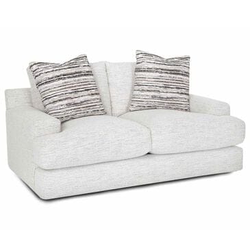 Moore Furniture Surrey Stationary Loveseat in Merino Cotton, , large