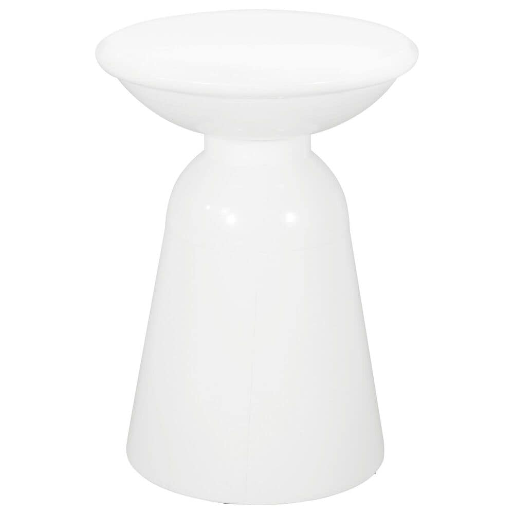 Hearth and Haven Serenita Patio Side Tables in White &#40;Set of 2&#41;, , large