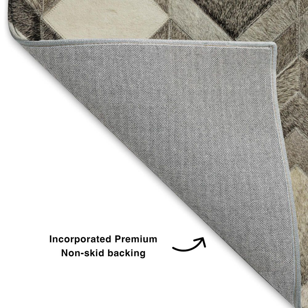 Dalyn Rug Company Bozeman BM5 Gray 3&#39; x 5&#39; Area Rug, , large