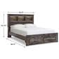 Ashley Drystan Queen Bookcase Bed with 2 Storage Drawers in Multi, , large