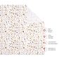 Babyletto Terrazzo Muslin Swaddle in White, , large