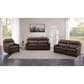 Oxford Furniture Leather Power Recliner in Ajax Umber, , large