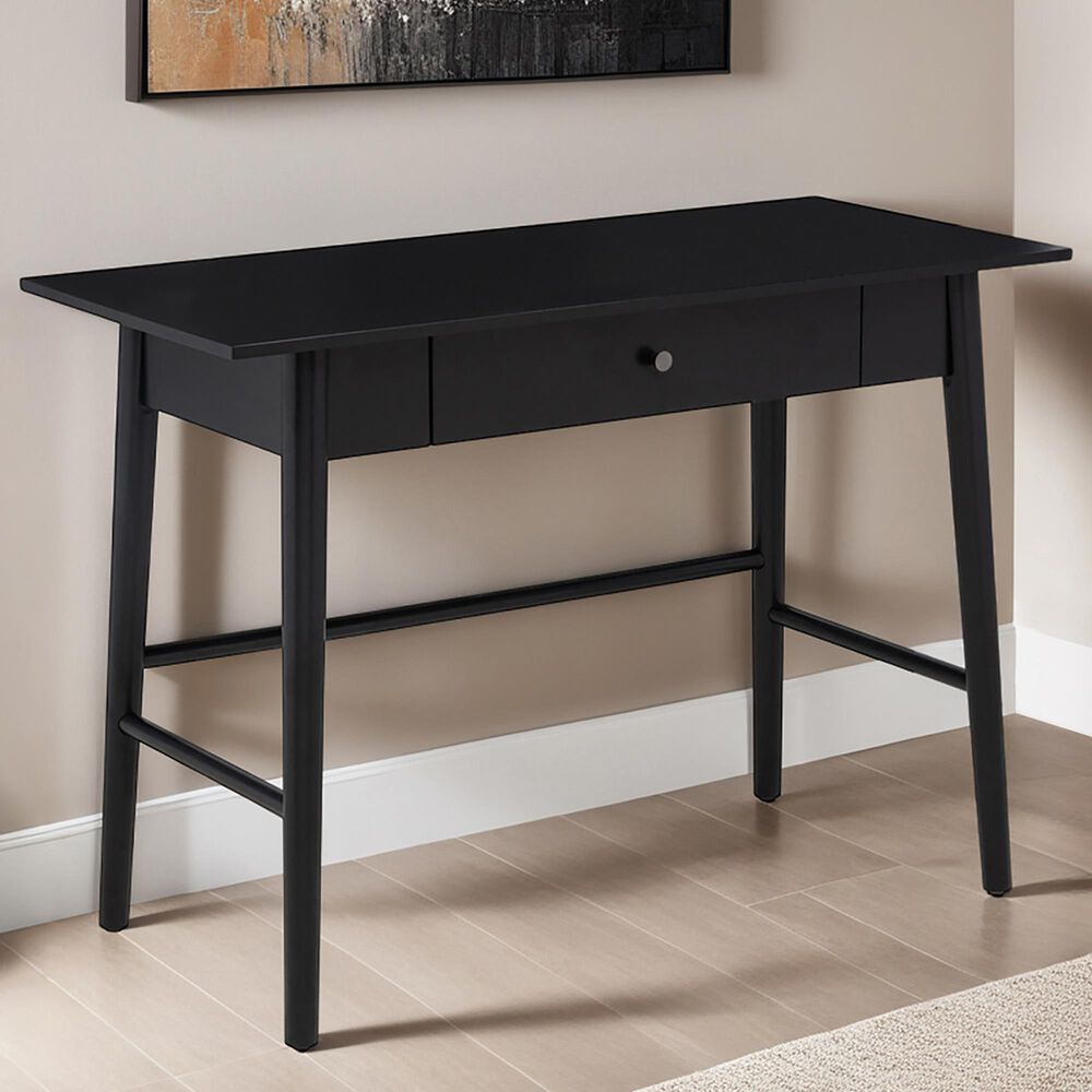 Linon Home Decor Charlotte Writing Desk in Black, , large