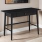 Linon Home Decor Charlotte Writing Desk in Black, , large