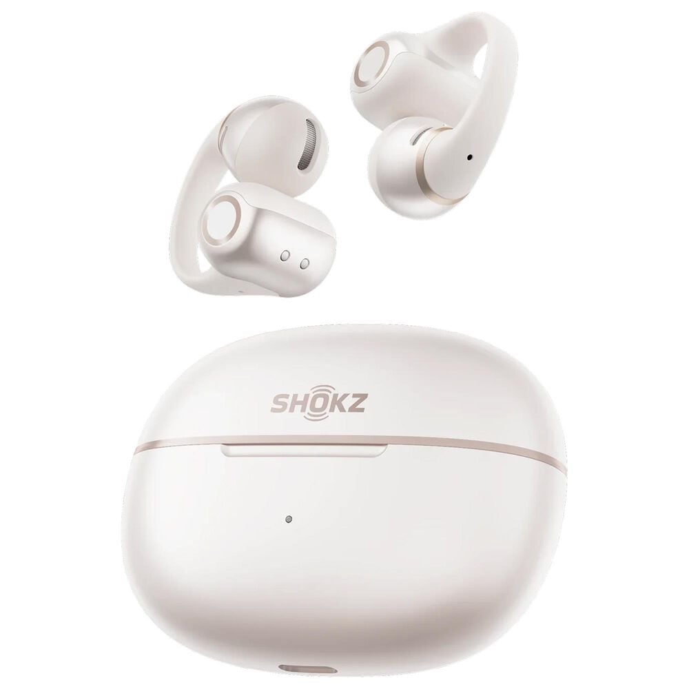 Shokz OpenDots 2 Clip-On Earbuds in Pearl White, , large