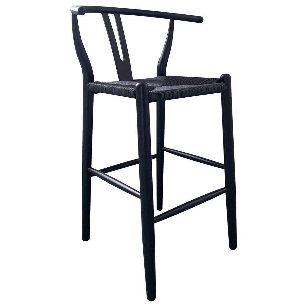 Moe's Home Collection Ventana Barstool in Black, , large