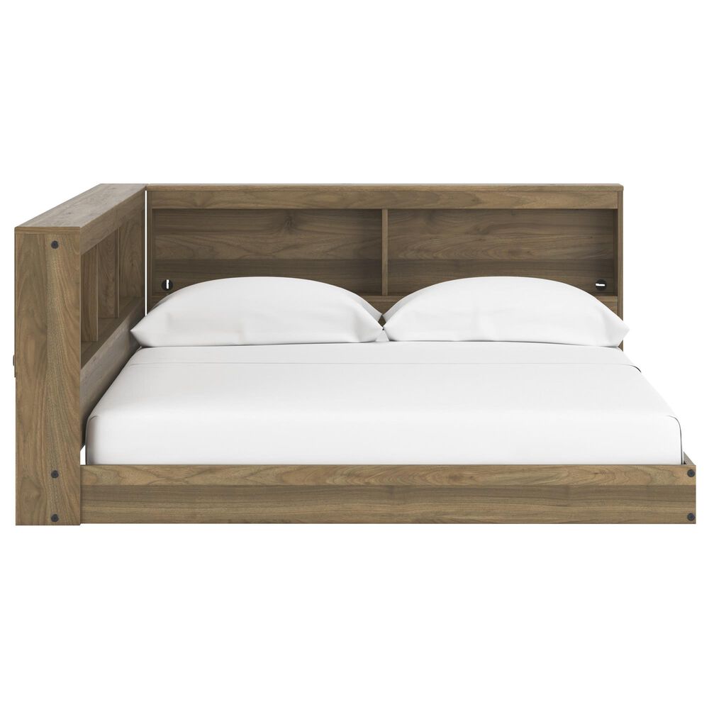 Ashley Deanlow Full Bookcase Storage Bed in Honey, , large