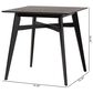 Baxton Studio Leena Counter Height Pub Table in Black, , large