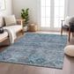 Dalyn Rug Company Karaj KJ5 9" x 12" Blue Indoor/Outdoor Area Rug, , large