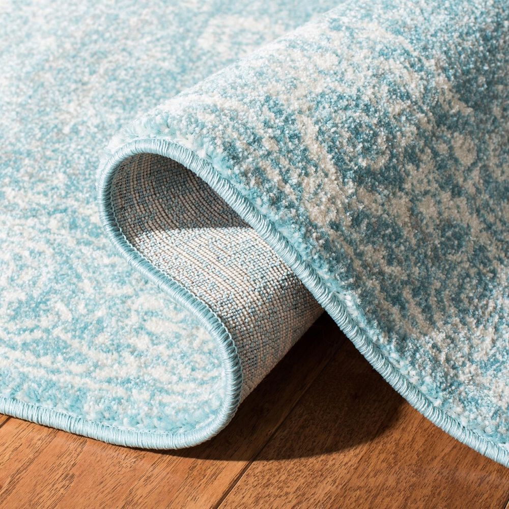 Safavieh Evoke EVK270D 10&#39; x 14&#39; Light Blue and Ivory Area Rug, , large
