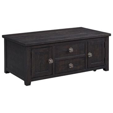 Mayberry Hill Kendyl 2-Drawer Coffee Table with Lift Top in Espresso, , large