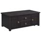 Mayberry Hill Kendyl 2-Drawer Coffee Table with Lift Top in Espresso, , large