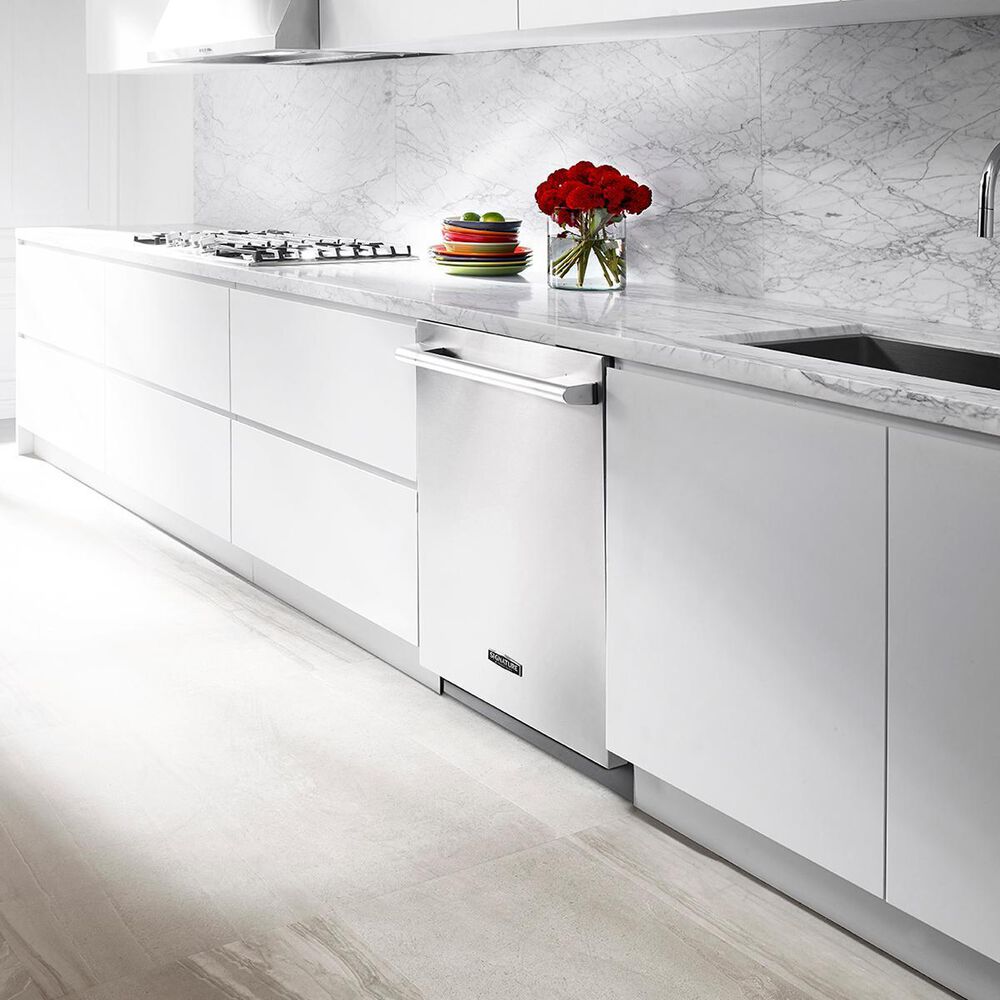 Signature Kitchen Suite 24&quot; Top Control Built-In Dishwasher with Steam in Stainless Steel, , large