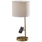 Adesso Wyatt Desk Lamp in Antique Brass, , large
