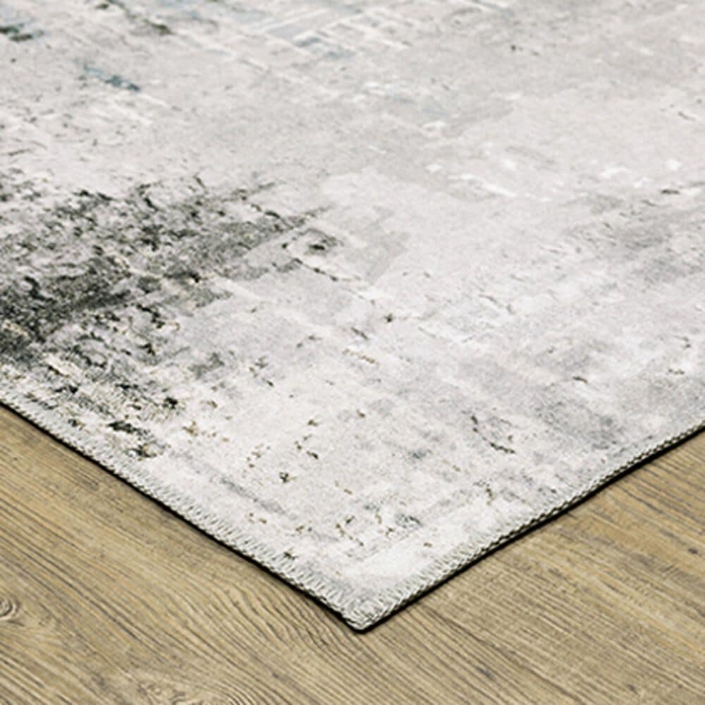 Oriental Weavers Malibu 2&#39; x 8&#39; Grey and Multicolor Runner, , large
