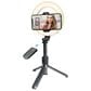 Camera Accessories 6" Ring Light with 32" Extendable Tripod in Black, , large