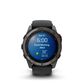 Garmin fenix 8 Pro Sapphire MicroLED GPS Smartwatch 51mm Sapphire Carbon Gray DLC Titanium with Black/Pebble Gray Silicone Band, , large