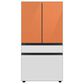 Samsung Bespoke 4-Door French Door Refrigerator Top Panel in Clementine Glass, , large