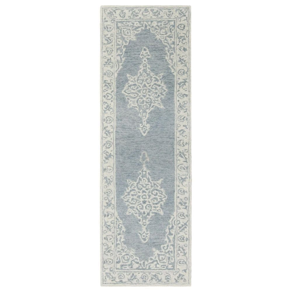 Safavieh Micro-Loop 2"3" x 7" Blue and Light Blue Runner, , large