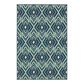 Oriental Weavers Meridian 2209B 6"7" x 9"6" Navy Area Rug, , large
