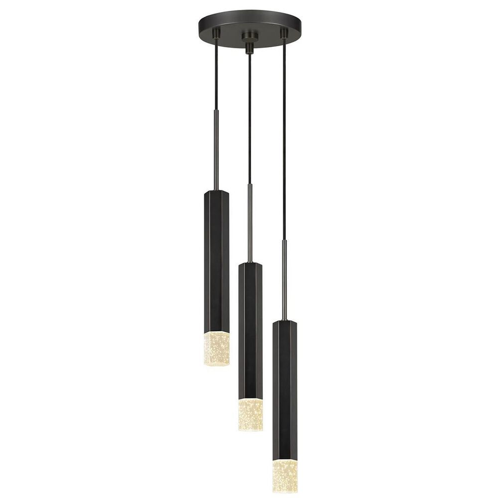 Cal Lighting 3 Light LED Pendant in Gun Metal, , large