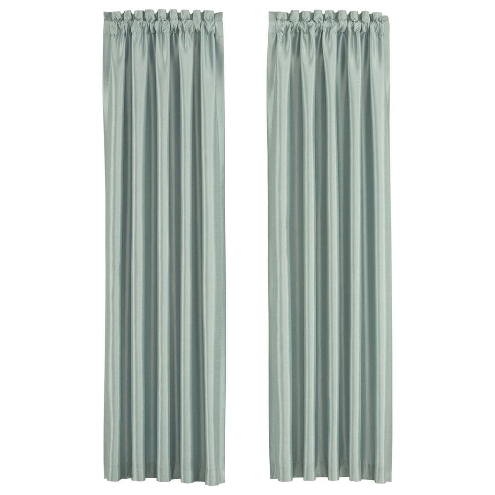 J. Queen New York Spring Garden 84" x 41" Window Panel Pair in Spa, , large