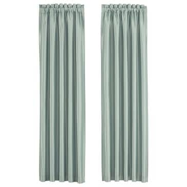 Royal Court Spring Garden 84" x 41" Window Panel Pair in Spa, , large