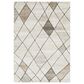 Oriental Weavers Cambria Geo Lattice 1"10" x 7"6" Beige Runner, , large