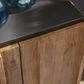 Ashley Quintavious Accent Cabinet in Light Brown, Charcoal Gray and Black, , large