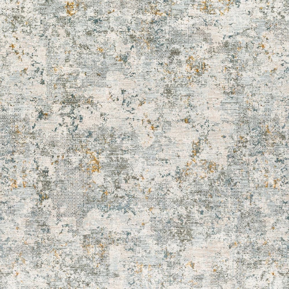 Surya Dresden Dusty Sage, Taupe, Off-White, Deep Teal, Ink Blue, Light Gray and Mustard 7&#39;10&quot; x 10&#39;2&quot; Area Rug, , large