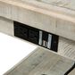 Ashley Carynhurst Rectangular End Table in White Wash Gray, , large