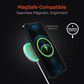 Hypercel Magnetic 15W Wireless Charger in White, , large