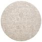 Surya Masterpiece Cream, Medium Gray and Light Gray 6"7" Round Area Rug, , large