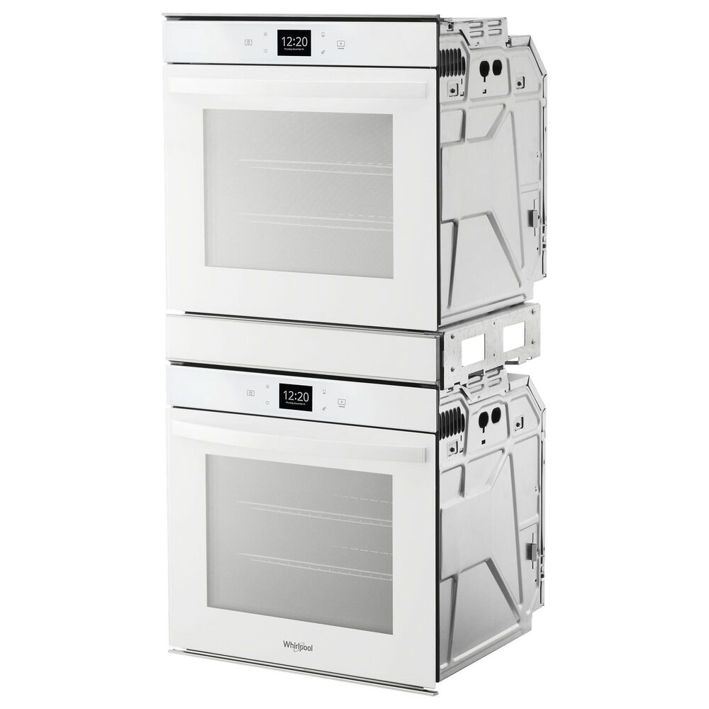 Whirlpool 24" Double Electric Wall Oven with Convection in White NFM