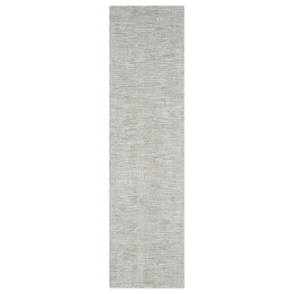 Surya Masterpiece MPC-2311 Medium Gray, Light Gray and Cream 2"7" x 7"3" Runner, , large