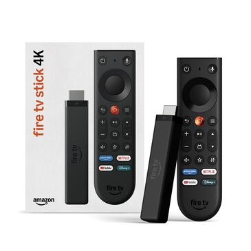 Amazon Fire TV Stick 4K (Newest Model), simple 4K streaming, new Fire TV Remote, all your apps in one place, free & live TV, find shows faster with Alexa+, , large