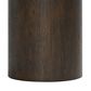 Classic Home Runa Round End Table in Coffee Brown, , large