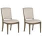 Hooker Furniture Sundance Carved Back Side Chair in Cliffside (Set of 2), , large