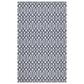 Safavieh Martha Stewart Cotton MSR421M 6"7" x 9" Blue and Grey Area Rug, , large