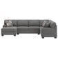 ASHLEY Seyler Lane 3-Piece Left Facing Sectional with Right-Arm Chaise in Greystone, , large