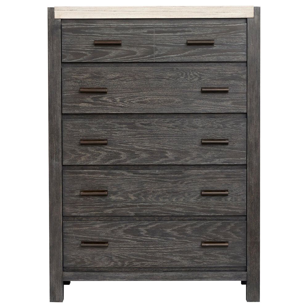 Nicolette Home Plum Creek 5 Piece Queen Panel Bedroom Set in Ravenwood Black, , large