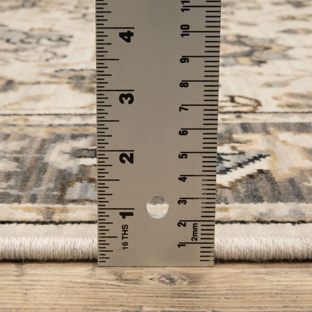 Oriental Weavers Acacia ACA06 Beige and Grey 2'6" x 10' Runner, , large