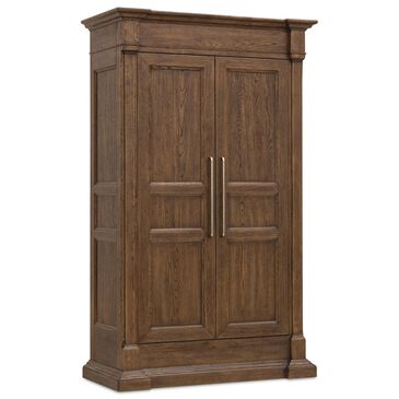 Hooker Furniture Driftwood 2-Door Wardrobe in Worn Saddle, , large