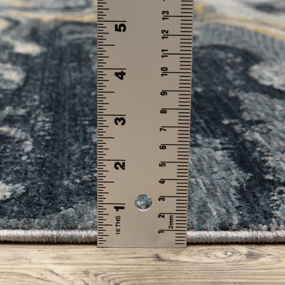 Oriental Weavers Capella Abstract Blue 5&#39;3&quot; x 7&#39;6&quot; Area Rug, , large