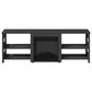 HOMLUX 63" TV Stand with No Heat Electric Fireplace in Americano, , large