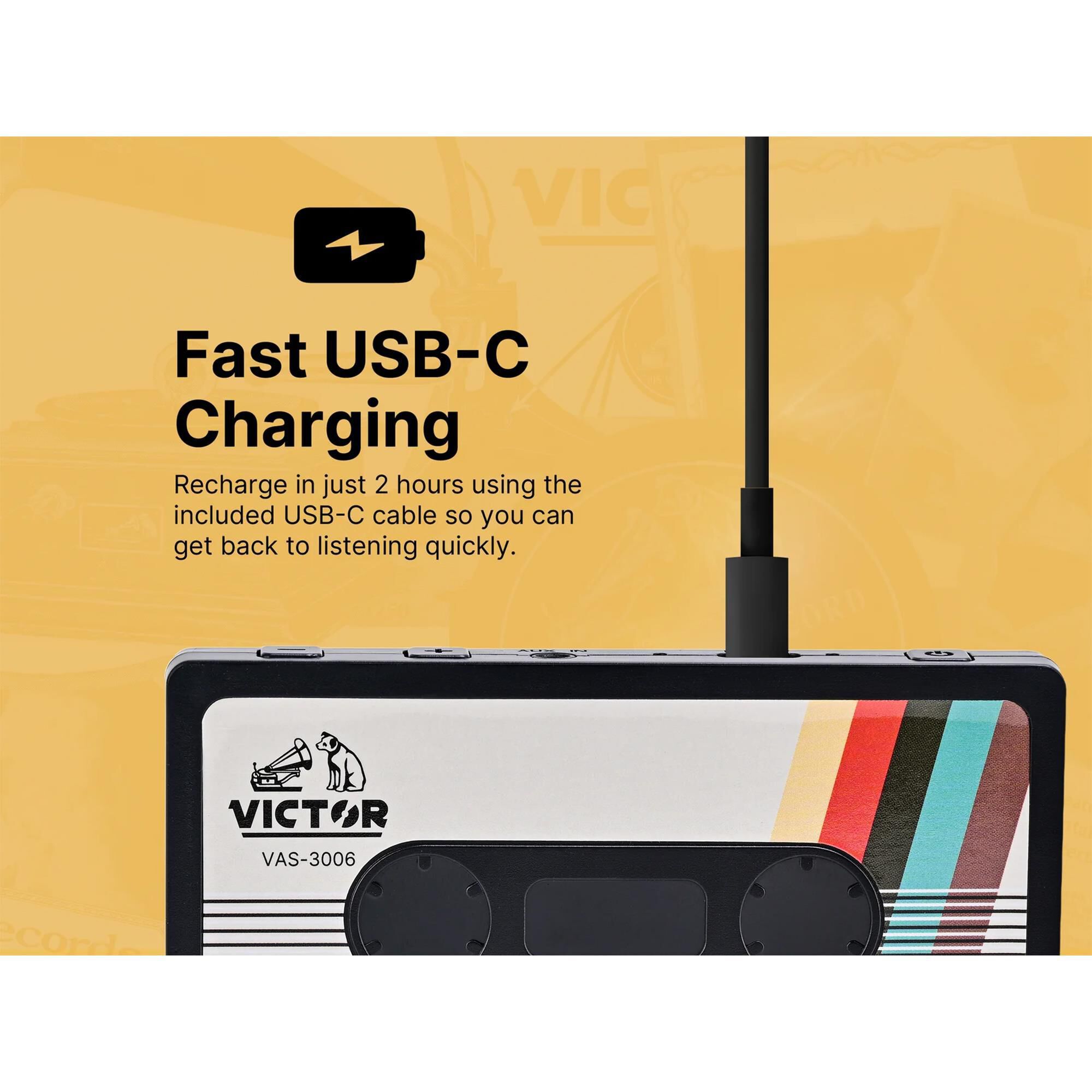 Victor Cassette Bluetooth Speaker