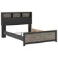 Ashley Broachmyn Queen Bookcase Bed in Black and Gray, , large